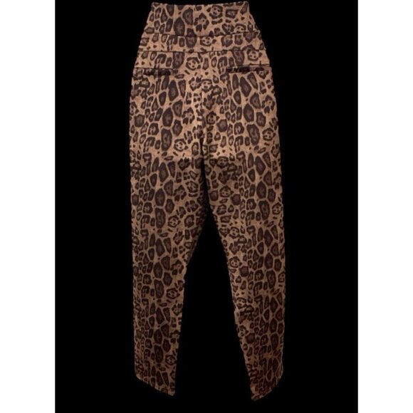 Charlie Paige Womens Animal Print Pants Size L/G Pockets - Picture 9 of 16